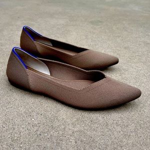 Rothy’s The Point in Portobello size 8, like new